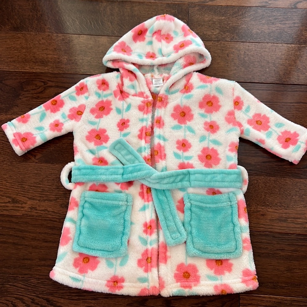 Infant girls bath robe